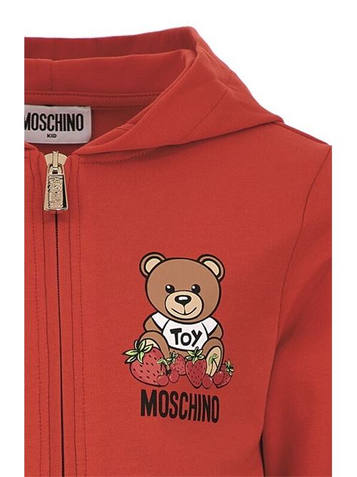 FELPA ZIPPATA C/CAPP MOSCHINO KID | HAF031 LDA00/50109